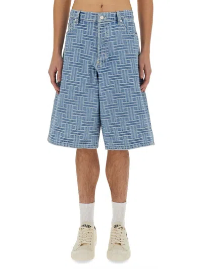 Kenzo Denim Shorts In Blue
