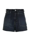 Kenzo Short In Denim In Blue