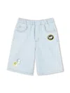 Kenzo Denim Shorts In Blue