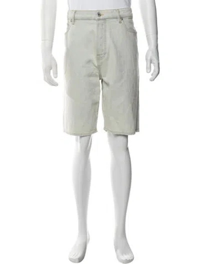 Pre-owned Kenzo Denim Shorts In Green