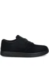 Kenzo Dome Suede Lace-up Sneakers In Black
