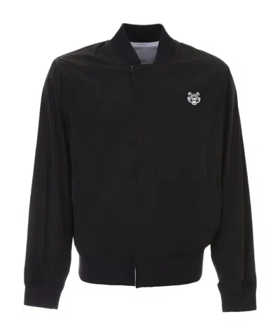 Kenzo Double-sided Pilot Casual Jacket In Black