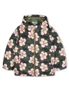 Kenzo Floral-print Puffer Jacket In Pink