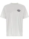 Kenzo White T-shirt With Logo On The Front And Maxi Logo On The Back