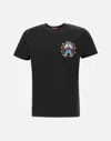 Kenzo Black  Paris Drawn Varsity T-shirt In Black