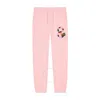 Kenzo Drawstring Embroidered Jogging Pants In Pink