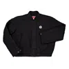 Kenzo Drawstring Quilted Long Sleeve Jacket In Black
