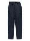 Kenzo Drawstring-waist Jeans In Black