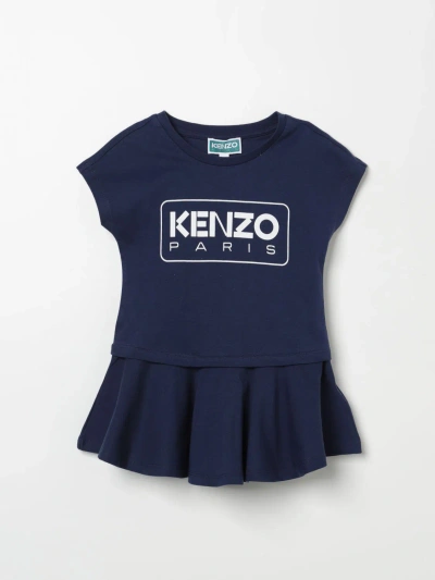 Kenzo Dress  Kids Kids Colour Marine