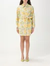 Kenzo 'sleeve Kimono Peonies' Dress In Bunt
