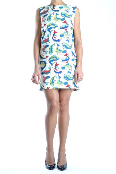 Kenzo Dress Multicolor In Blue
