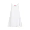 Kenzo Broderie Anglaise Mini Dress In White