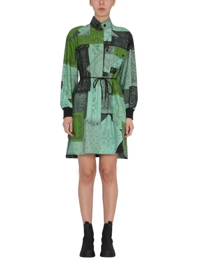 KENZO KENZO DRESS WITH PAISLEY PATTERN