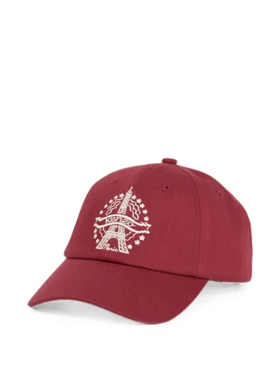 Kenzo Eiffel Tower Baseball Cap In Red