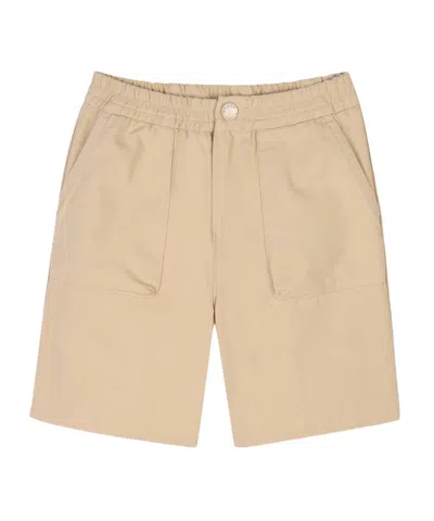 Kenzo Elastic Waist Shorts In Neutral