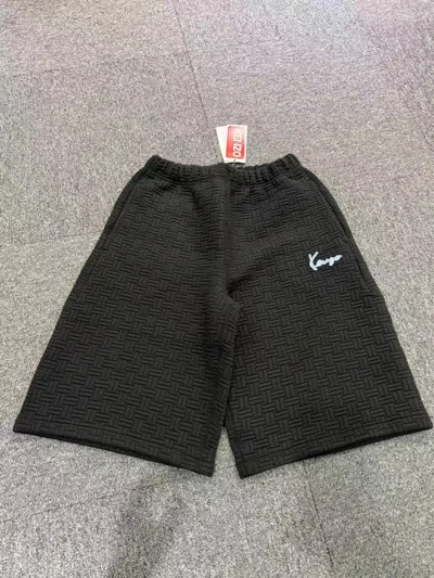 Kenzo Elastic Waist Shorts In Black