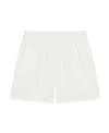 Kenzo Elastic Waist Shorts In White