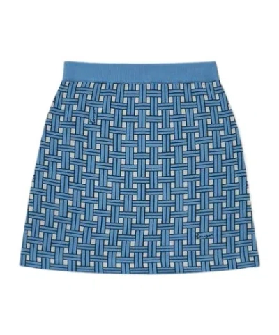 KENZO 'KENZO WEAVE' EMBROIDERED MINI SKIRT