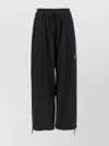 Kenzo Elastic Waistband Cargo Pants In Black