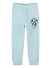 Kenzo Elastic-waistband Trousers In Blue