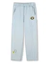 Kenzo Elasticated Straight-leg Jeans In Blue