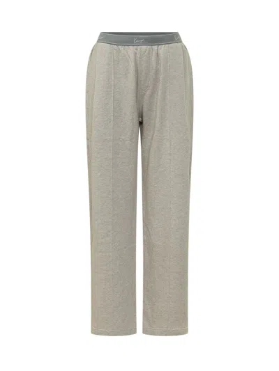 Kenzo Elasticated Waist Trousers In Gray