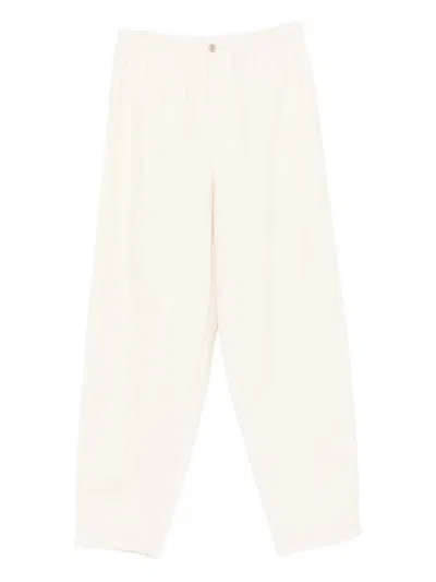 Kenzo Elasticated-waist Trousers In Neutral