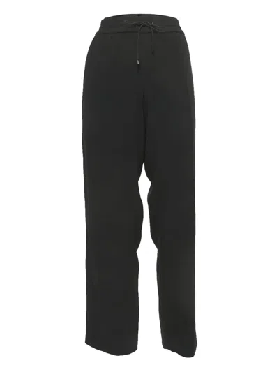 Pre-owned Kenzo Elasticated-waistband Trousers In Black