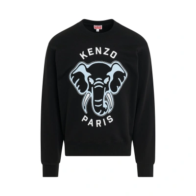 Kenzo Elephant Classic Sweatshirt In Black