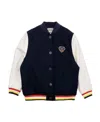 Kenzo Elephant-graphic Bomber Jacket In Black