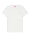 Kenzo Embroidered Logo T-shirt In White
