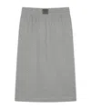Kenzo Elephant Logo Strass Midi Skirt
