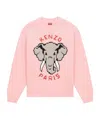 Kenzo Elephant Pattern Sweater In Pink