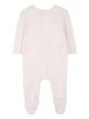 Kenzo Elephant-print Babygrow Set In Pink