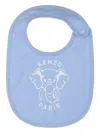 Kenzo Elephant-print Babygrow Set In Blue