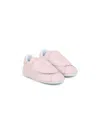 Kenzo Elephant-print Touch-strap Slippers In Pink