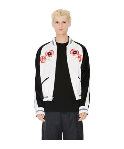 Kenzo Elephant Reversible Bomber Jacket In Black