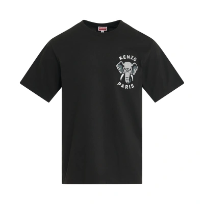 Kenzo Elephant Small Logo T-shirt In Multi