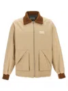 Kenzo Reversible Padded Blous In Neutral