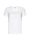 Kenzo Boke-flower Organic Cotton T-shirt In White