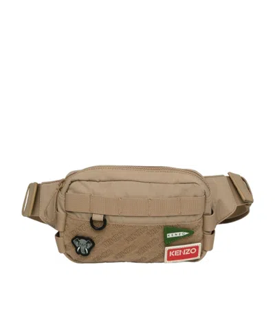Kenzo Emblem Pocket In Brown