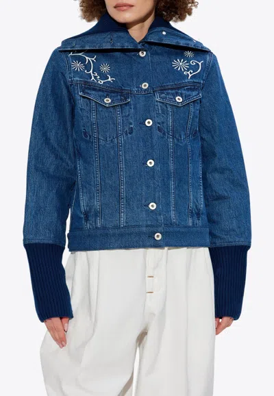 KENZO EMBROIDERED DENIM JACKET