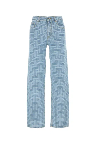 KENZO KENZO EMBROIDERED DENIM JEANS