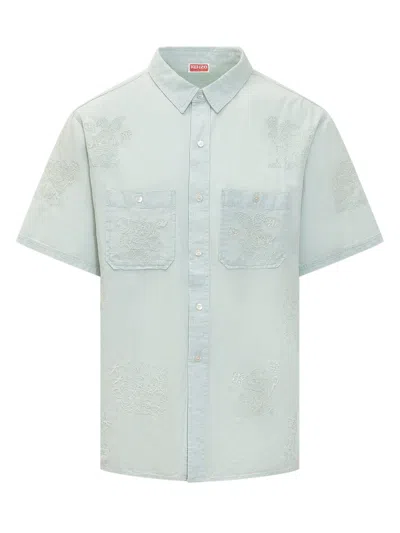 Kenzo Embroidered Detail Shirt In Multi