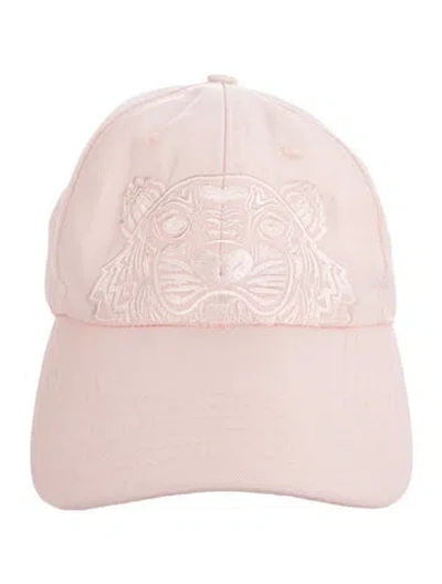 Pre-owned Kenzo Embroidered Feline Baseball Cap In Neutrals