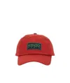 Kenzo Paris Logo Baseball Cap In Red