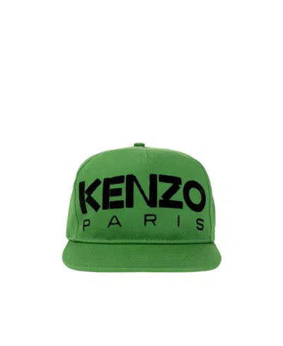 Kenzo Baseball Cap In Green