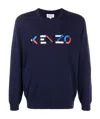 Kenzo Sweaters Blue In Black