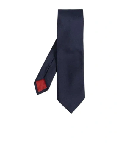 Kenzo Embroidered-logo Tie In Navy