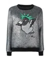 Kenzo Embroidered Pattern Sweater In Black